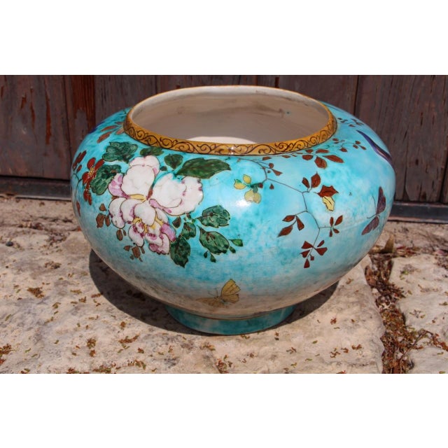 Art Nouveau Cachepot from Edmond Lachenal For Sale - Image 4 of 8