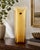 This elegant hand-blown Murano art glass vase showcases a clean architectural silhouette with four gently concave sides, a...