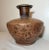 Arts & Crafts Large Antique Hand Hammered Arts and Crafts Patinated Copper Vase Sculpture Pot For Sale - Image 3 of 10
