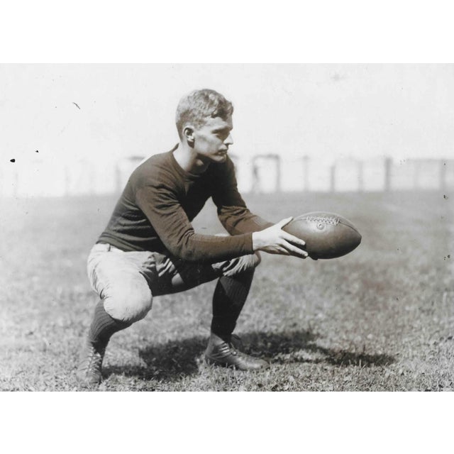1930 Harvard Football Black and White Photograph For Sale - Image 4 of 4