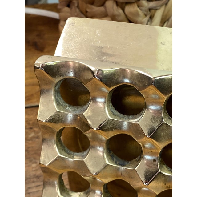 Metal Vintage Ultima Ashtray in Brass, 1970 For Sale - Image 7 of 15