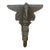 Scalloped Crest Antique Bronze Hook For Sale