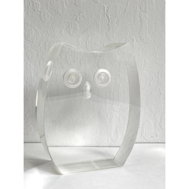 Guzzini modernist lucite owl figure. Classic and iconic Guzzini animal figures have been delighting collectors for...