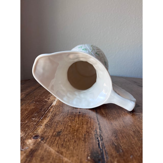 Belleek Pottery Ltd. Belleek Pottery Daisy Pitcher, Made in Ireland For Sale - Image 4 of 9