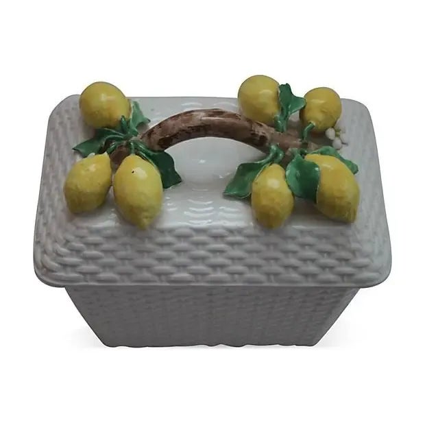You'll fall head over heels for these Vintage Italian Lemon Basket Boxes! Straight from the charming countryside of Italy,...