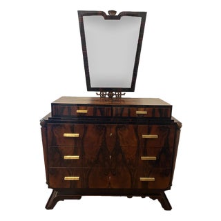 Vintage Art Deco Dressing Table, 1930s For Sale