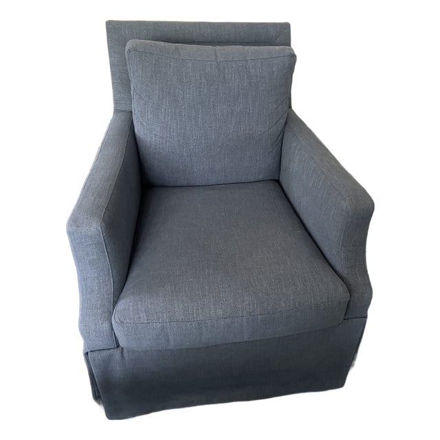 Serena & Lilly Swivel Chair (Two Available) For Sale