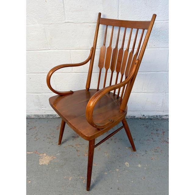 Brown Mid 20th Century Attributed to Kipp Stewart for Drexel "Centennial" Dining Chairs For Sale - Image 8 of 18