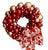 Traditional Valentine’s Day Vintage Glass Ornament Wreath For Sale - Image 3 of 12
