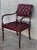 Set of Ten Restored Early 20th Century Chesterfield Hardwood Red Leather Dining Armchairs For Sale - Image 18 of 18