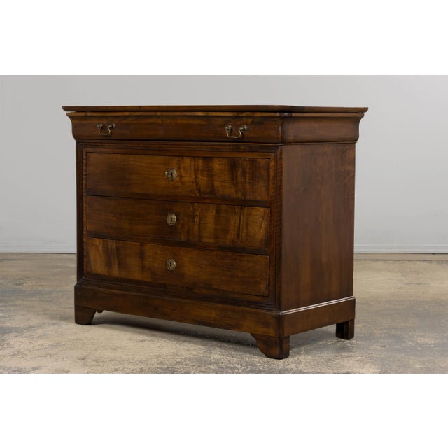 19th Century French Louis Philippe Walnut Chest of Drawers For Sale - Image 13 of 18