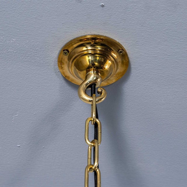 Parisian Glass Globe Lamps from Holophane, 1960s For Sale - Image 6 of 18