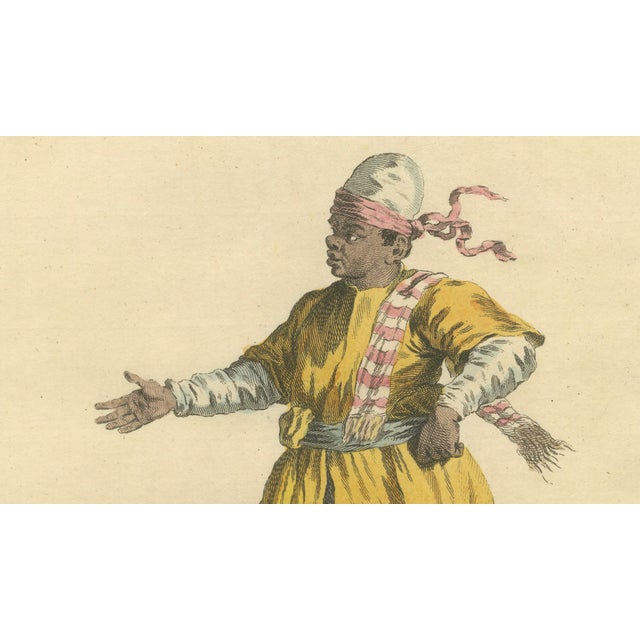 Paper European School Artist, Habit of a Moorish Slave, 1749, Engraving For Sale - Image 7 of 10