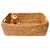 2020s Artifacts Rattan Rectangular Oblong Storage Basket in Honey Brown - 26" For Sale - Image 5 of 6