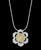 Designer Effy's 0.44 Ct Yellow & White Diamond Pendant with 14 Kt White Gold For Sale - Image 17 of 18