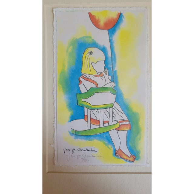 Abstract Geometric, Limited Edition Print by Jane F. Chamberlain For Sale In Dallas - Image 6 of 6