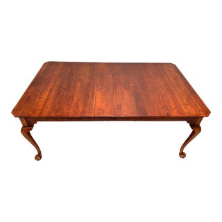 Bob Timberlake by Lexington Solid Cherry Queen Anne Farmhouse Dining Table For Sale
