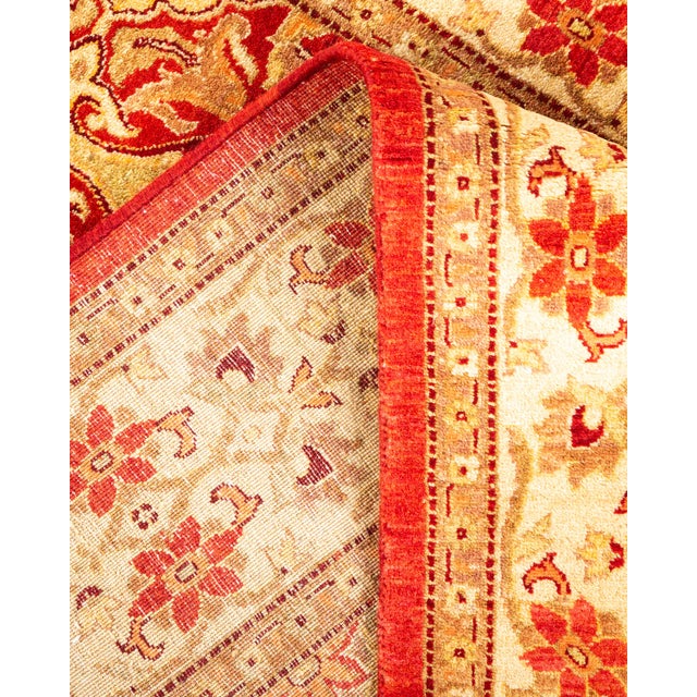 Mogul, One-of-a-Kind Hand-Knotted Area Rug - Orange, 3' 1" x 5' 7" For Sale In New York - Image 6 of 8