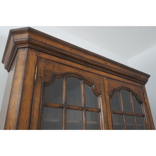 Guy Chaddock Country Distressed Finish China Cabinet For Sale - Image 10 of 17