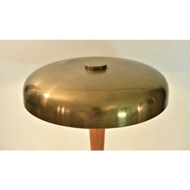 Large Art Deco Swedish GraceTable Lamp by Harald Notini for Böhlmarks Ab For Sale - Image 5 of 12