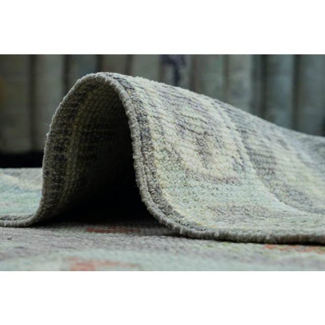 Turkish Oushak Runner Rug 2'11" x 20'3" #17368 For Sale In Houston - Image 6 of 8