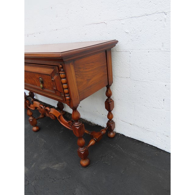 1900s Carved Long Sideboard Buffet Credenza Bathroom Vanity 6398 For Sale - Image 9 of 18