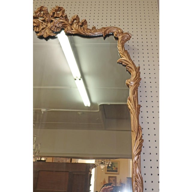 Gold Early 20th Century Louis XV French Style Gold Gilt Mirror 38 X 54 For Sale - Image 8 of 8