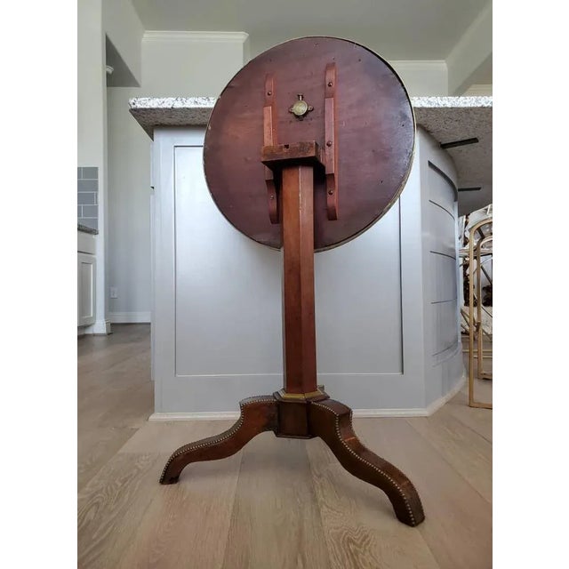 Wood 18th Century French Louis XVI Tilt-Top Guéridon For Sale - Image 7 of 11