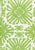Beautiful Lime Green and White abstract floral pattern on a cotton/linen blend fabric by Quadrille. Perfect for accent...