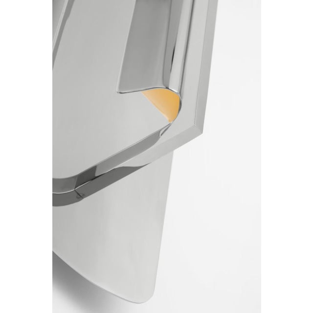Ian K. Fowler for Visual Comfort Signature Tristan 20" Reflector Sconce in Polished Nickel For Sale In Houston - Image 6 of 9
