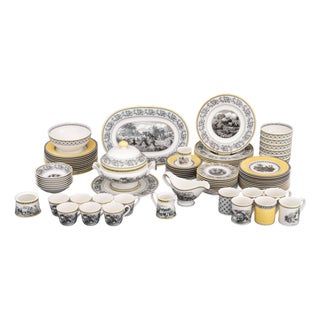 Villeroy and Boch House and Garden Collection Porcelain Assembled Partial Service Set For Sale