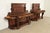 R. J. Horner Renaissance Revival Ornate Carved Oak Sideboards or Bar Cabinets, Circa 1880s For Sale In South Bend - Image 6 of 14