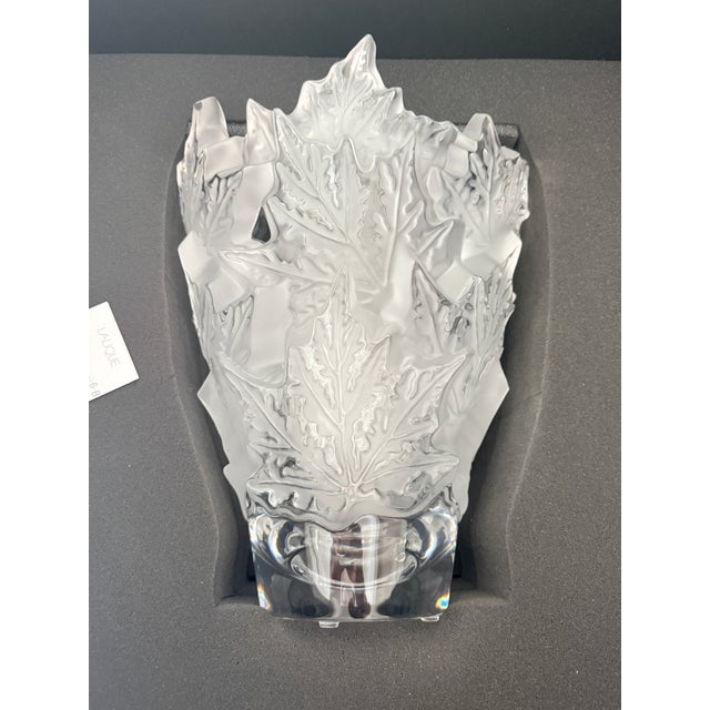 Lalique Champs-Élysées Vase The spectacular rows of plane trees lining “the most beautiful Avenue of the World” inspired...