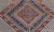 Tri-Medallion Antique Afshar Rug in Colorful Tones Brown and Gray Blue 5'0 X 6'1 For Sale - Image 9 of 12