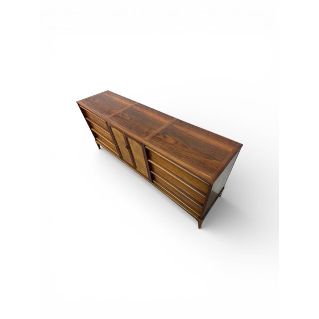 Mid-Century Modern Mid-Century Modern Lane Rhythm Walnut Dresser For Sale - Image 3 of 9