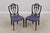Age: C.1988 Details: Oxford Finish Stunning Accent Chairs Fine Carved Details High Quality Construction Hepplewhite Style...