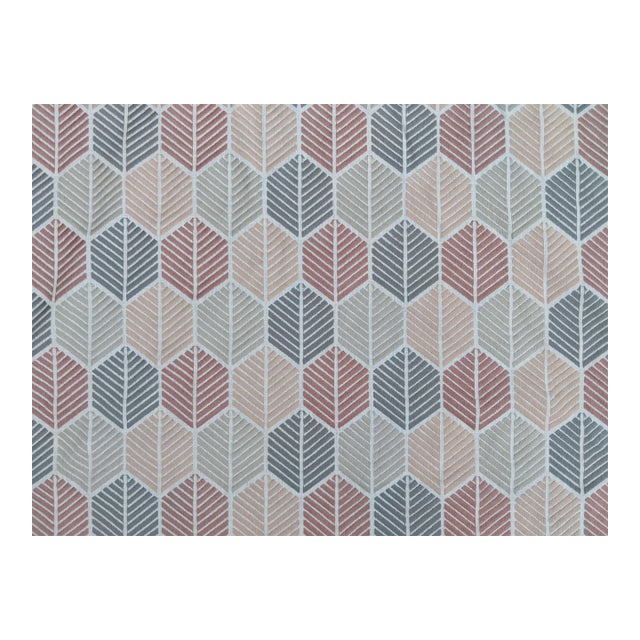 Kravet Basics Blush Embroidered Fabric - 2.86 Yards For Sale