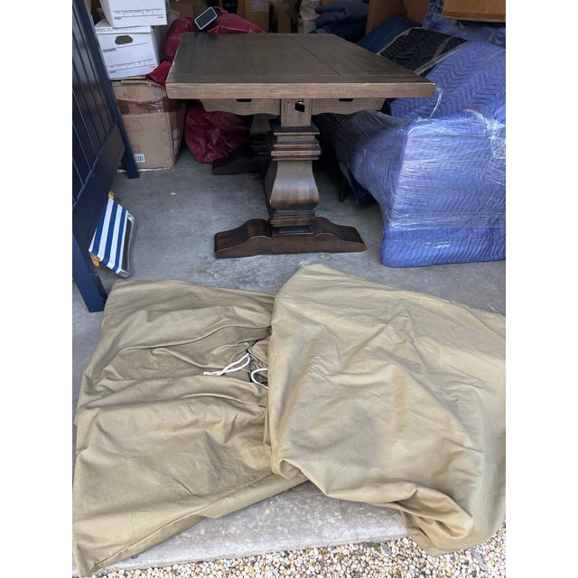 Van Thiel Rh Priory Dining Table For Sale - Image 4 of 6