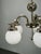 Art Deco Chrome 5-Light Chandelier, Former Czechoslovakia, 1930s For Sale - Image 3 of 14