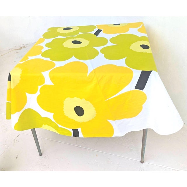 2000 - 2009 Marimekko 60" Round "Unikko" Tablecloth For Sale - Image 5 of 7