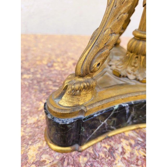 Green Antique Cassolettes in Marble and Bronze, Set of 2 For Sale - Image 8 of 18