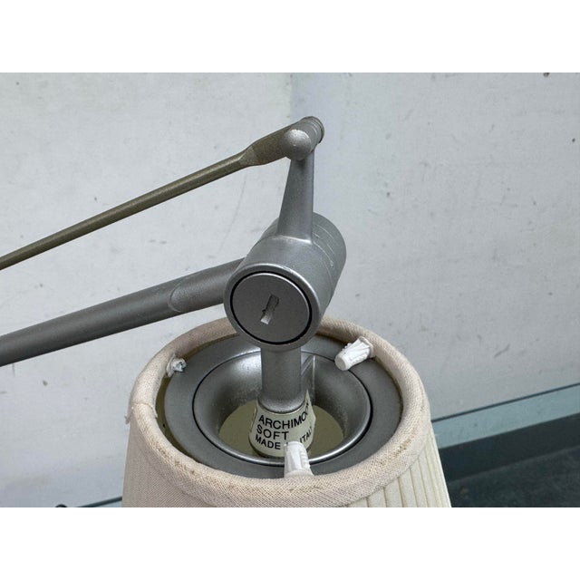 Silver Archimoon Soft Table Lamp by Philippe Starck for Flos For Sale - Image 8 of 12