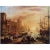 Amber 1950s Claude Lorrain "Seaport at Sunset" First American Edition Cottage Lithograph For Sale - Image 8 of 9