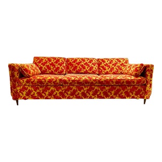 1960s Mid Century Modern Flexsteel Masquerader Sofa For Sale