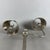 Metal Table Lamp in Metal and Brown Leather, 1970s For Sale - Image 7 of 11