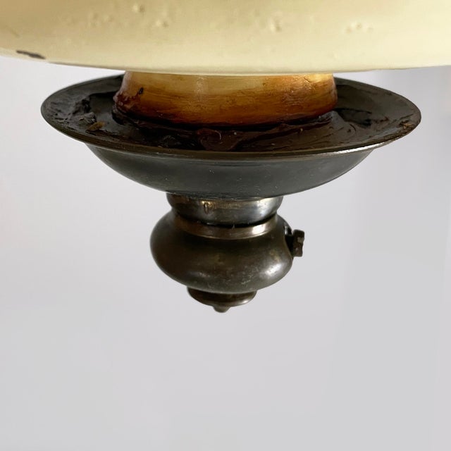 1990s Mid-Century Modern Italian Beige Metal and Wood Marelli Ceiling Fan from Casablanca, 1999 For Sale - Image 5 of 18