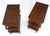 Brown Pair of Baker 3 Tier One Drawer Rectangle Side End Tables Stands MINT For Sale - Image 8 of 13