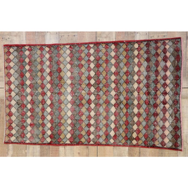 Vintage Turkish Sivas Rug, 03'01 X 05'00 For Sale - Image 9 of 10