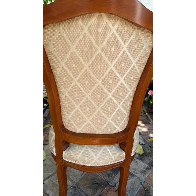 Wood Late 20th Century Louis XV-Style Dining Chairs by La Maison Élégante Pour Les Meubles Français- Set of 6 For Sale - Image 7 of 17