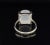 Tiffany and Co. Tiffany & Co. Paloma Picasso Sugar Stacks Milky Quartz Sterling Silver Ring Size 5 For Sale - Image 4 of 7